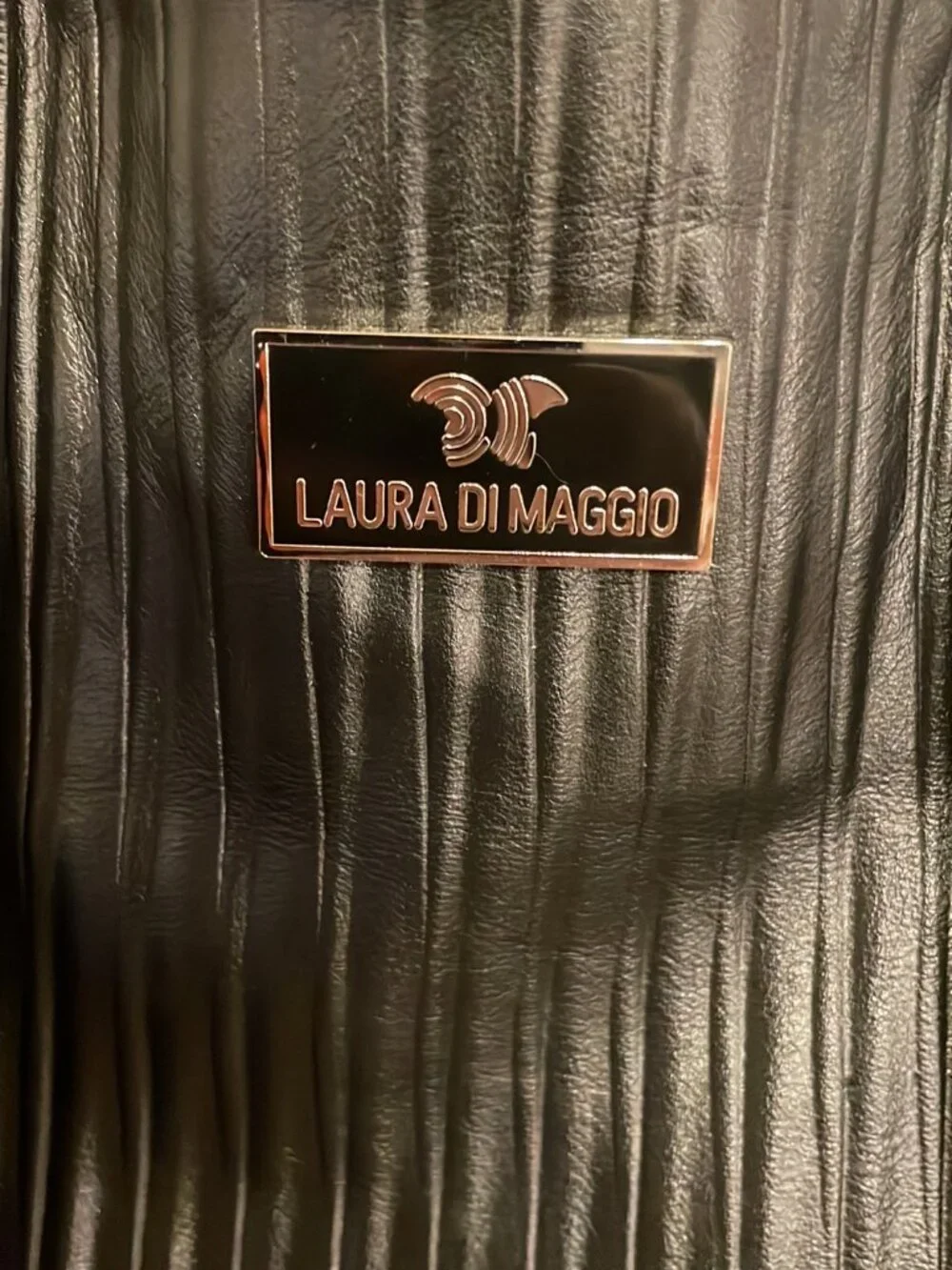 Laura DiMaggio, large satchel, imported, soft, genuine, leather, and dust bag